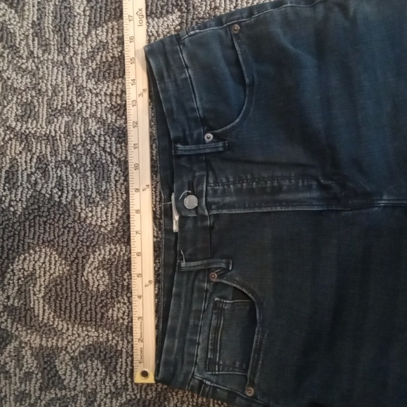 Good American Good Waist Crop Raw Hem Blue Womens Jeans Size 15 - Picture 8 of 9